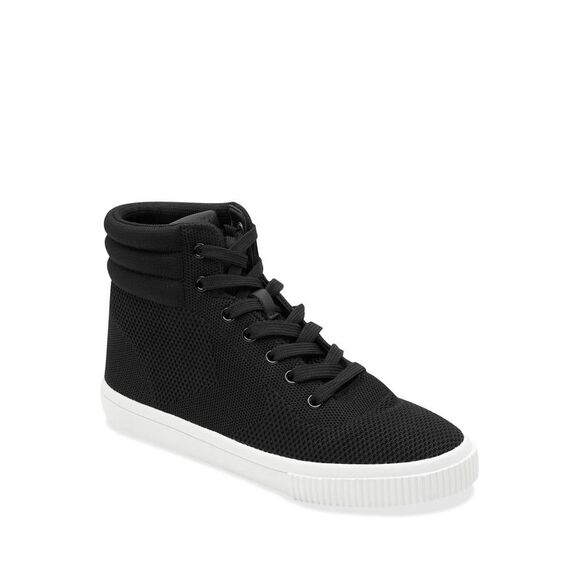 SPLENDID Womens Black Knit Leona Round Toe Platform Athletic Sneakers 8.5 M - Picture 1 of 3